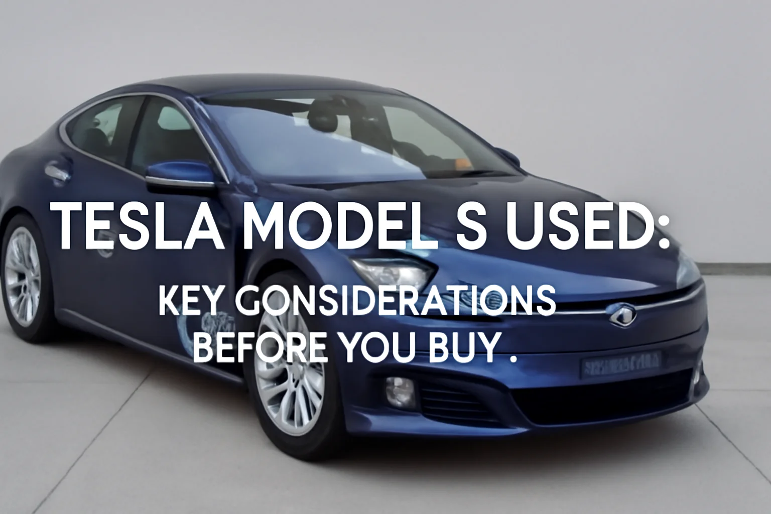 Tesla Model S Used Key Considerations Before You Buy