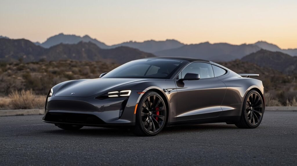 Tesla Roadster 2025 – Top Speed: 250 mph (402 km/h)